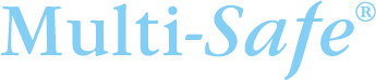 multi-safe logo blauw